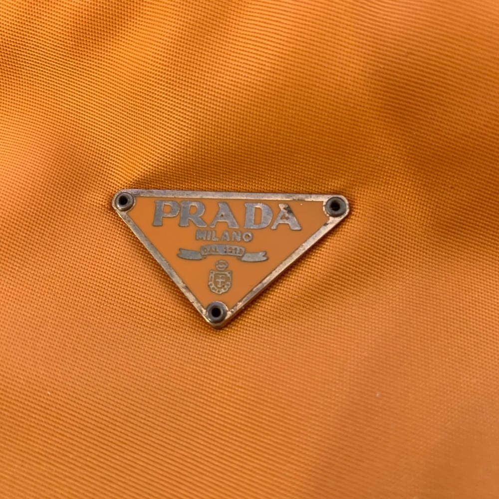 Vintage Prada Necessaire in Vela Gold